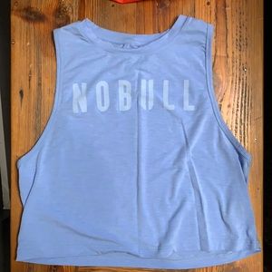 Women’s NoBull muscle tank blue vista sz sml